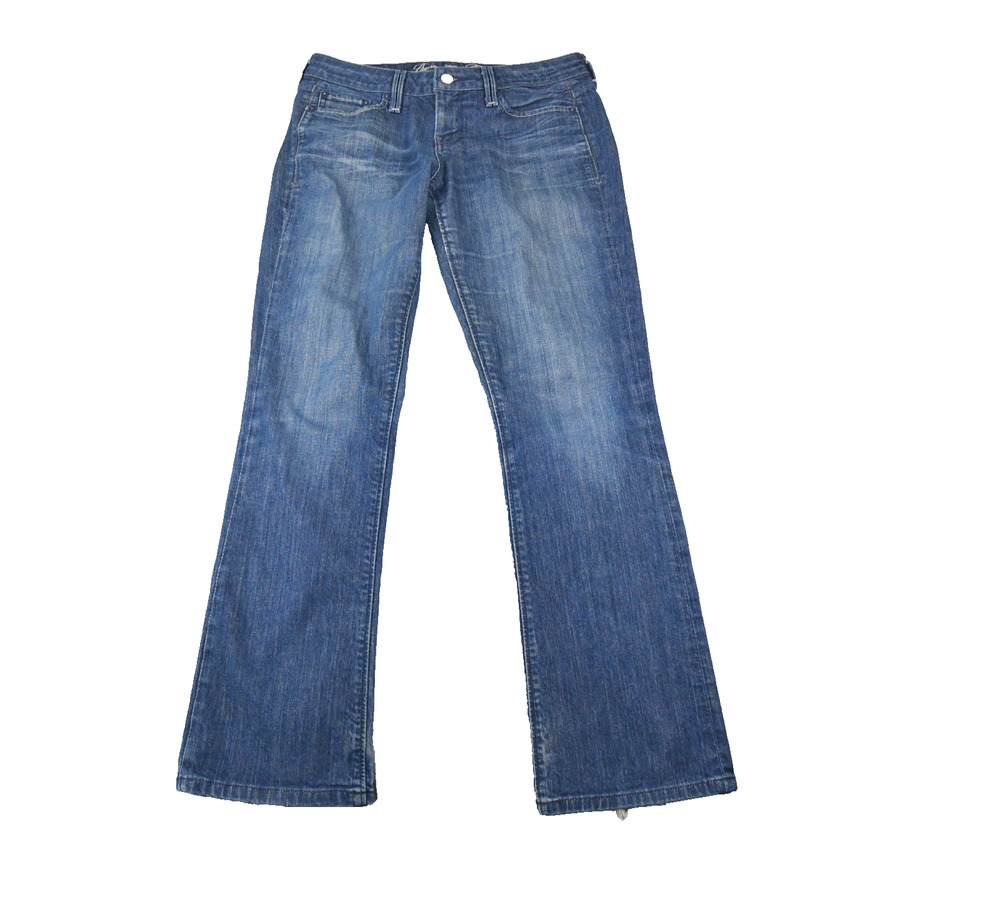 American Eagle Jeans Womens 6 (30x30) True Boot Blue Denim